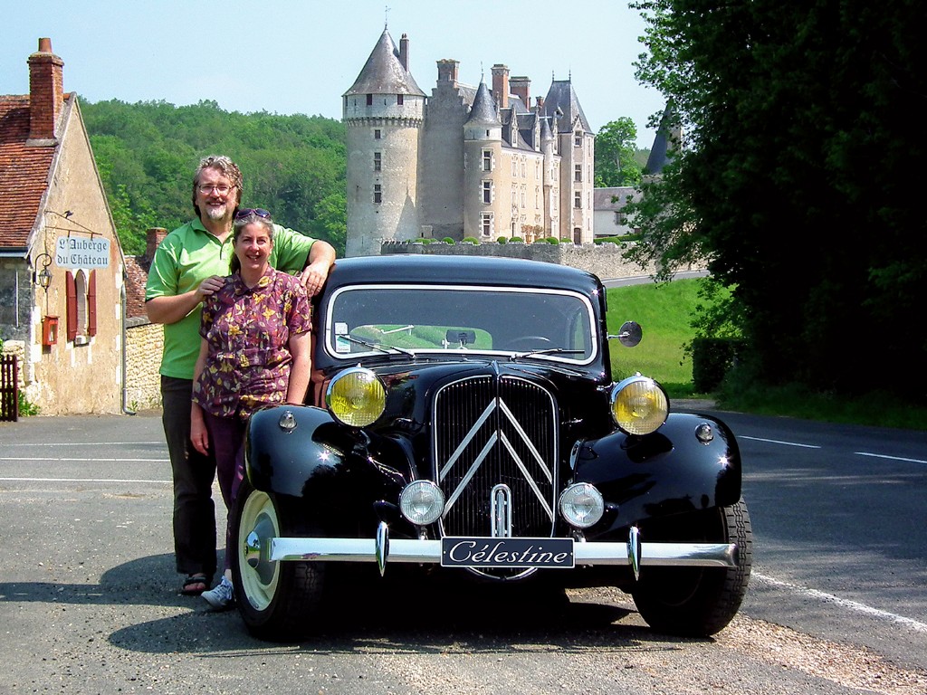 Susan and Simon with Célestine